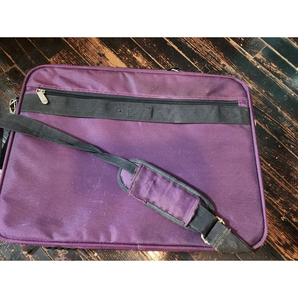 Large Purple Laptop Bag Briefcase | Women's
